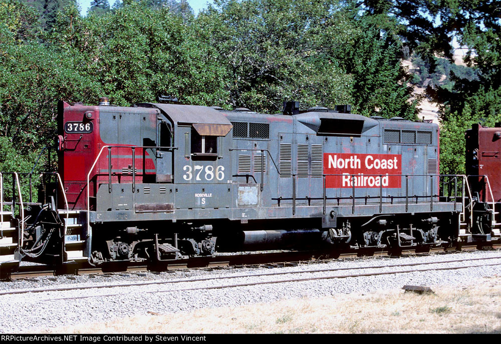 North Coast RR GP9E #3786